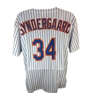 Noah Syndergaard New York Mets Home Pinstripe Northwell Health Jersey XL